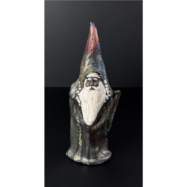 Raku Pottery Santa Claus
