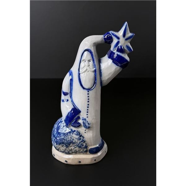 Eldreth Pottery Salt Glazed Santa Claus