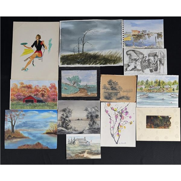 Collection of Assorted Landscape Paintings
