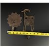 Image 4 : Smiling Sun Anasazi Goat Metal Coat Hooks