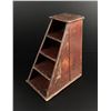 Image 2 : Red Painted Country Primitive Tiered Store Display