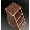 Image 4 : Red Painted Country Primitive Tiered Store Display