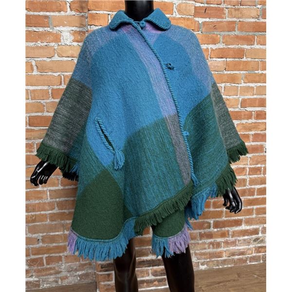 Southwest Womens Wool Poncho
