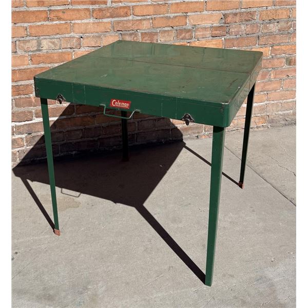 Vintage Coleman Folding Portable Camping Table