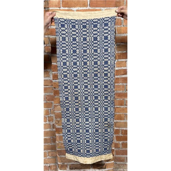 Antique Piece of Jacquard Coverlet