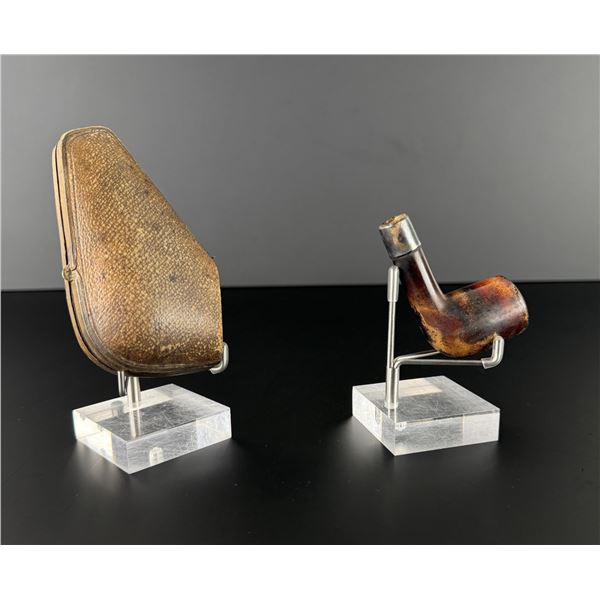 St Claude French Sterling and Briar Tobacco Pipe