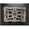 Image 2 : Navajo Sterling Turquoise Tufa Cast Belt Buckle
