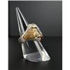 Image 3 : Navajo Sterling Silver Gold Filled Agate Ring