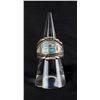 Image 1 : Zuni Sterling Silver Turquoise Inlay Ring