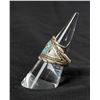 Image 4 : Zuni Sterling Silver Turquoise Inlay Ring