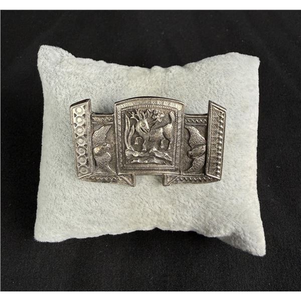Chinese Peranakan Straights Sterling Silver Brooch