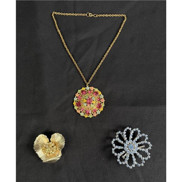 Collection of Rhinestone Costume Jewelry