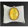 Image 3 : Taxco Mexico Sterling Yellow Tiger Eye Pendant