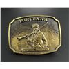 Image 1 : Bob Scriver Montana Trapper Belt Buckle