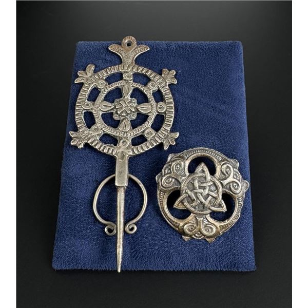 Group of Silver Ethnic Clothing Adornments