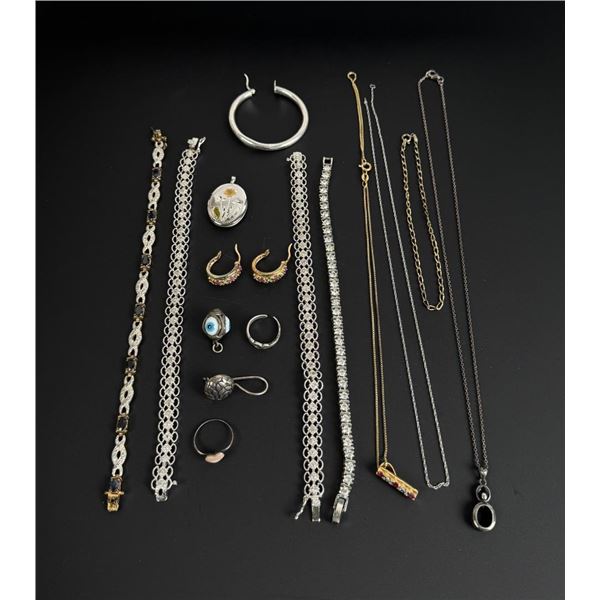 Collection of Sterling Silver Jewelry