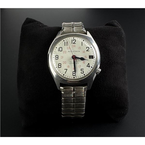 Bulova Accutron Date Railroad Approved Watch