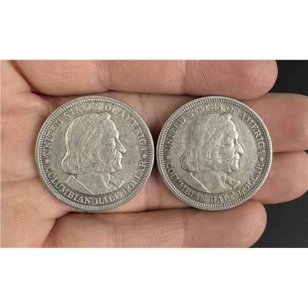 1892 1893 Columbian Exposition Silver Half Dollars