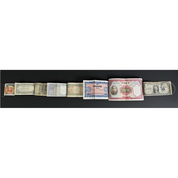 Short Snorter Foreign Currency Bills