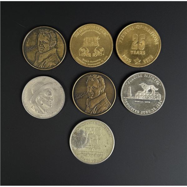 Collection of Montana Tokens and Medals
