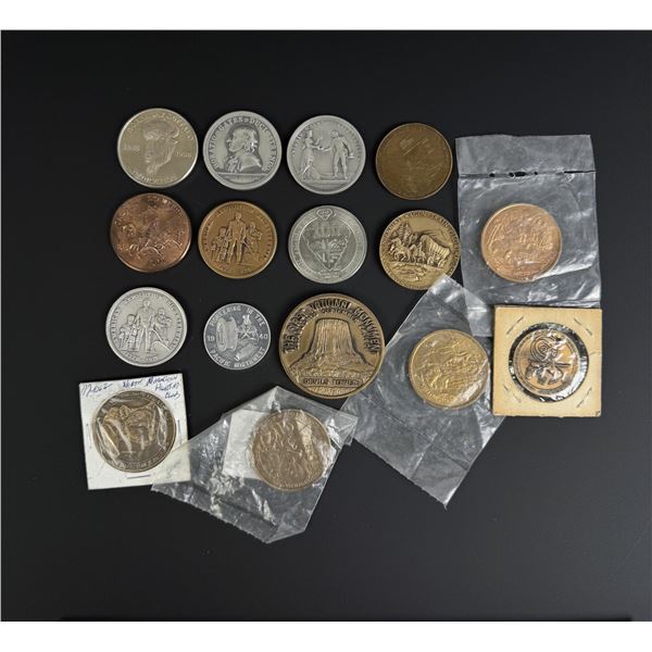 Collection of Table Medals and Tokens
