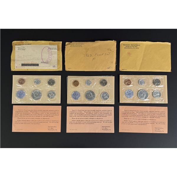 1962 and 1964 Silver Proof Sets