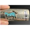 Image 5 : Zuni Chip Inlay Unicorn Lighter Case