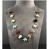 Image 1 : Zuni Heishi Bear Fetish Necklace