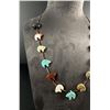 Image 2 : Zuni Heishi Bear Fetish Necklace