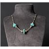 Image 1 : Navajo Sterling Silver Turquoise Necklace