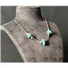 Image 2 : Navajo Sterling Silver Turquoise Necklace