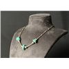 Image 3 : Navajo Sterling Silver Turquoise Necklace