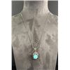 Image 1 : Sterling Silver Turquoise Necklace