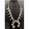 Image 5 : Navajo Sterling Turquoise Squash Blossom Necklace