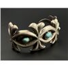 Image 4 : Navajo Sterling Turquoise Tufa Cast Bracelet