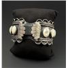 Image 2 : H. Yazzie Navajo Sterling Silver Watch Bracelet