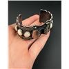 Image 5 : H. Yazzie Navajo Sterling Silver Watch Bracelet