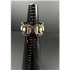 Image 9 : H. Yazzie Navajo Sterling Silver Watch Bracelet