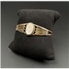 Image 2 : Navajo Sterling Silver Mother of Pearl Bracelet