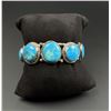 Image 2 : Navajo Sterling Silver Turquoise Bracelet