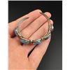Image 5 : Navajo Sterling Silver Turquoise Bracelet
