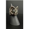 Image 1 : Sterling Silver Rams Head Motorcycle Biker Ring