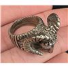 Image 8 : Sterling Silver Rams Head Motorcycle Biker Ring