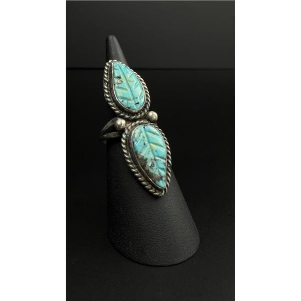 Navajo Sterling Silver Turquoise Ring