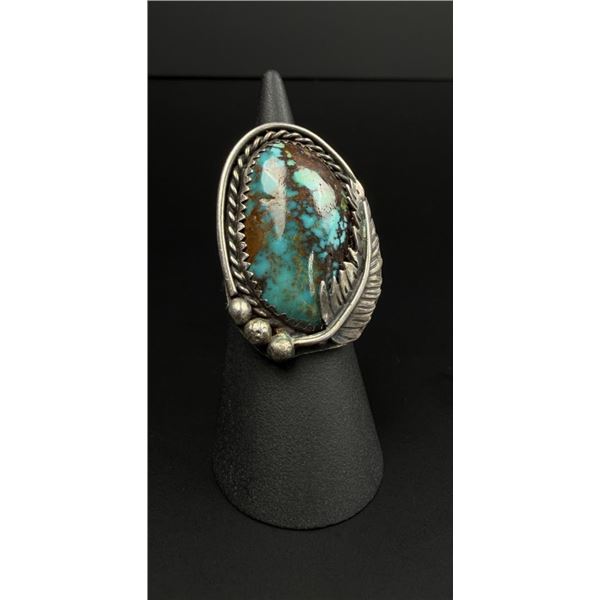 Navajo Sterling Silver Turquoise Ring