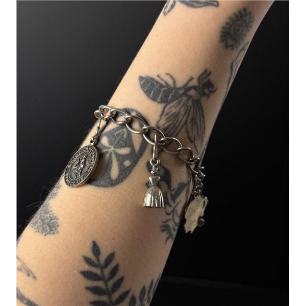 Sterling Silver Charm Bracelet