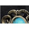 Image 3 : Sterling Silver Turquoise Dolphin Brooch