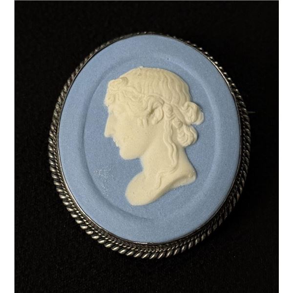 House of Schrager Wedgewood Brooch