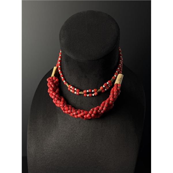 Turkana Kenya Trade Bead Necklaces