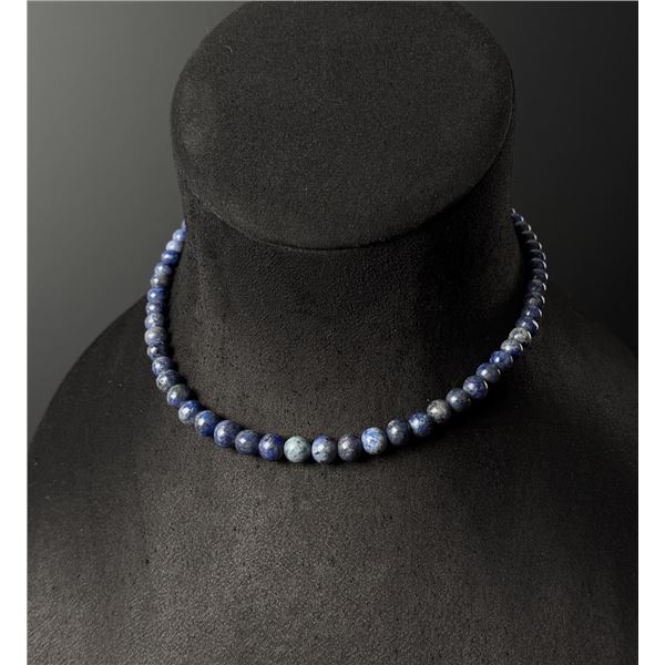 Lapis Lazuli Bead Necklace